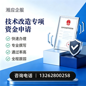 云南技术改造专项资金申报服务